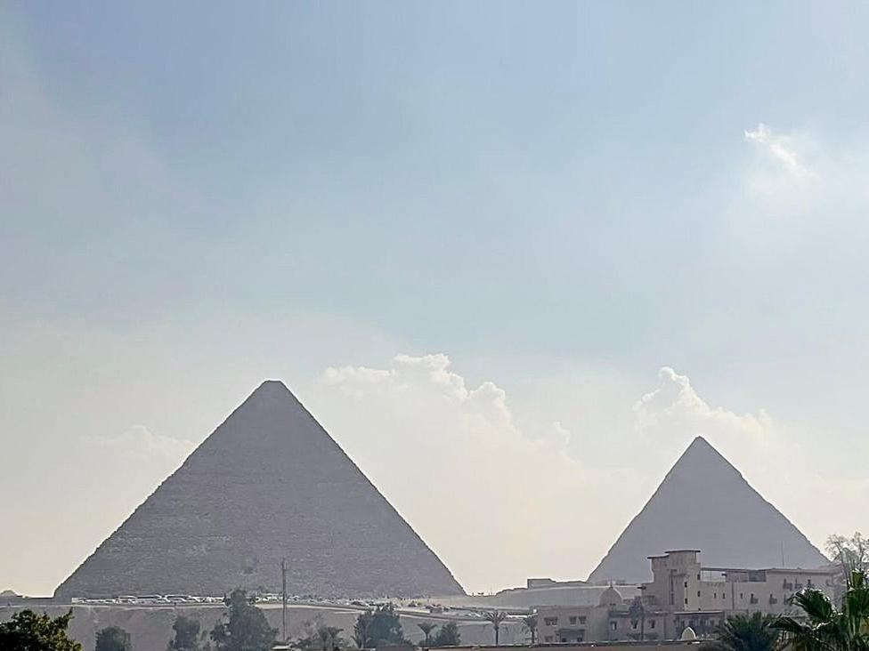 Albergue H100 Pyramids View Giza Exterior foto